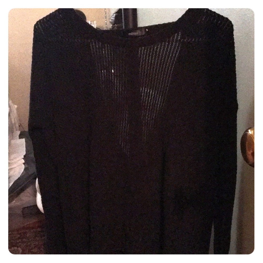 LF high low sweater